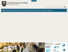 Tablet Screenshot of englishschoolkyrenia.org